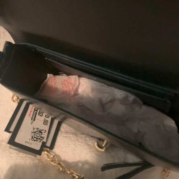 Zac Posen Iconic Eartha Leather Top Handle Black Crossbody Handbag - Picture 2 of 4